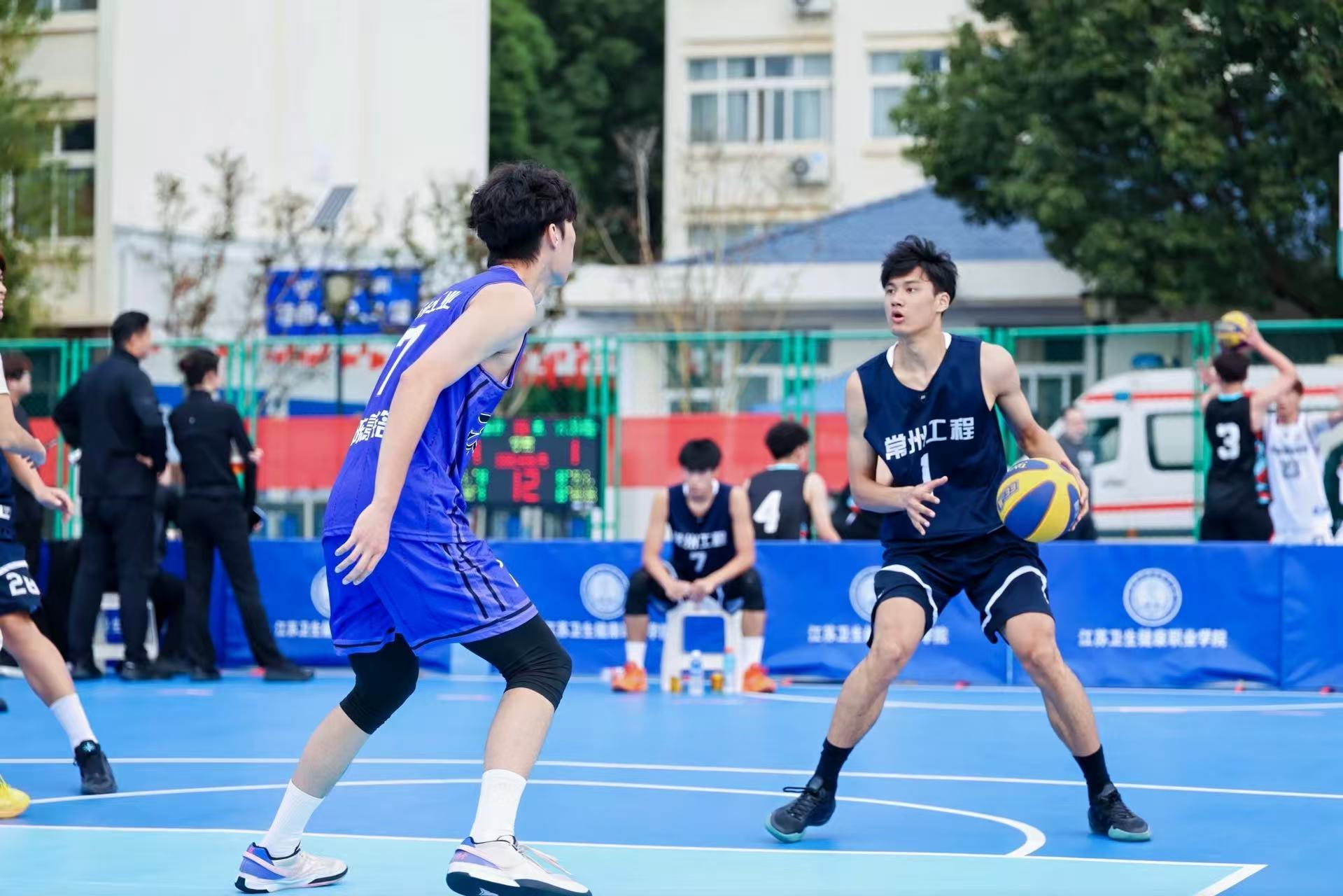 公司男子篮球队荣获2026年江苏省老员工3×3篮球锦标赛（高职高专组）男子组一等奖
